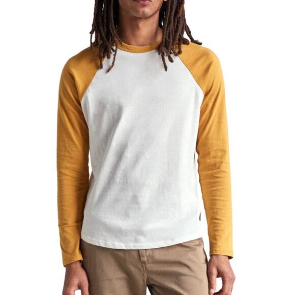 OUTERKNOWN Other - Outerknown Groovy Baseball Tee Men's Medium Sustainable 100% Bronze Cotton